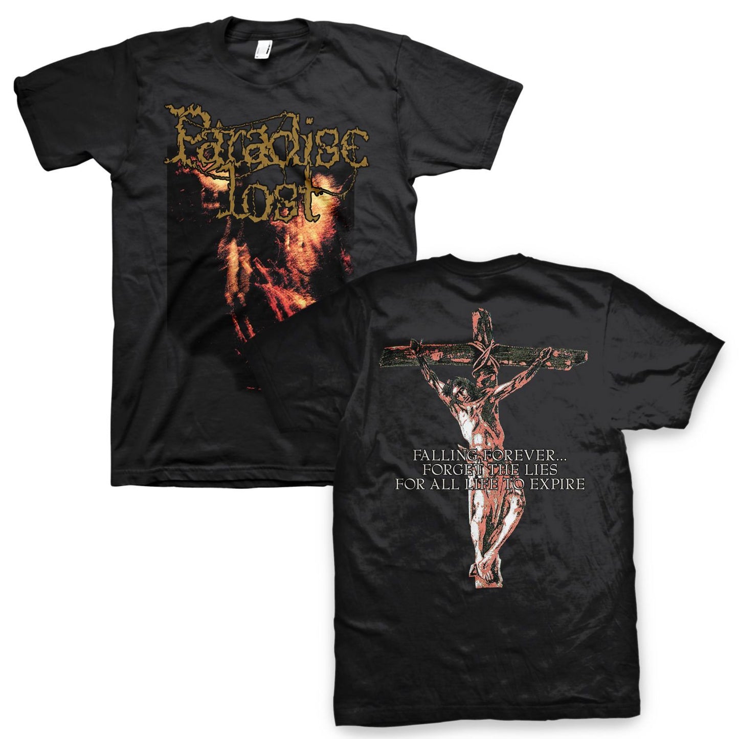 Paradise Lost Gothic Falling T-shirt Front