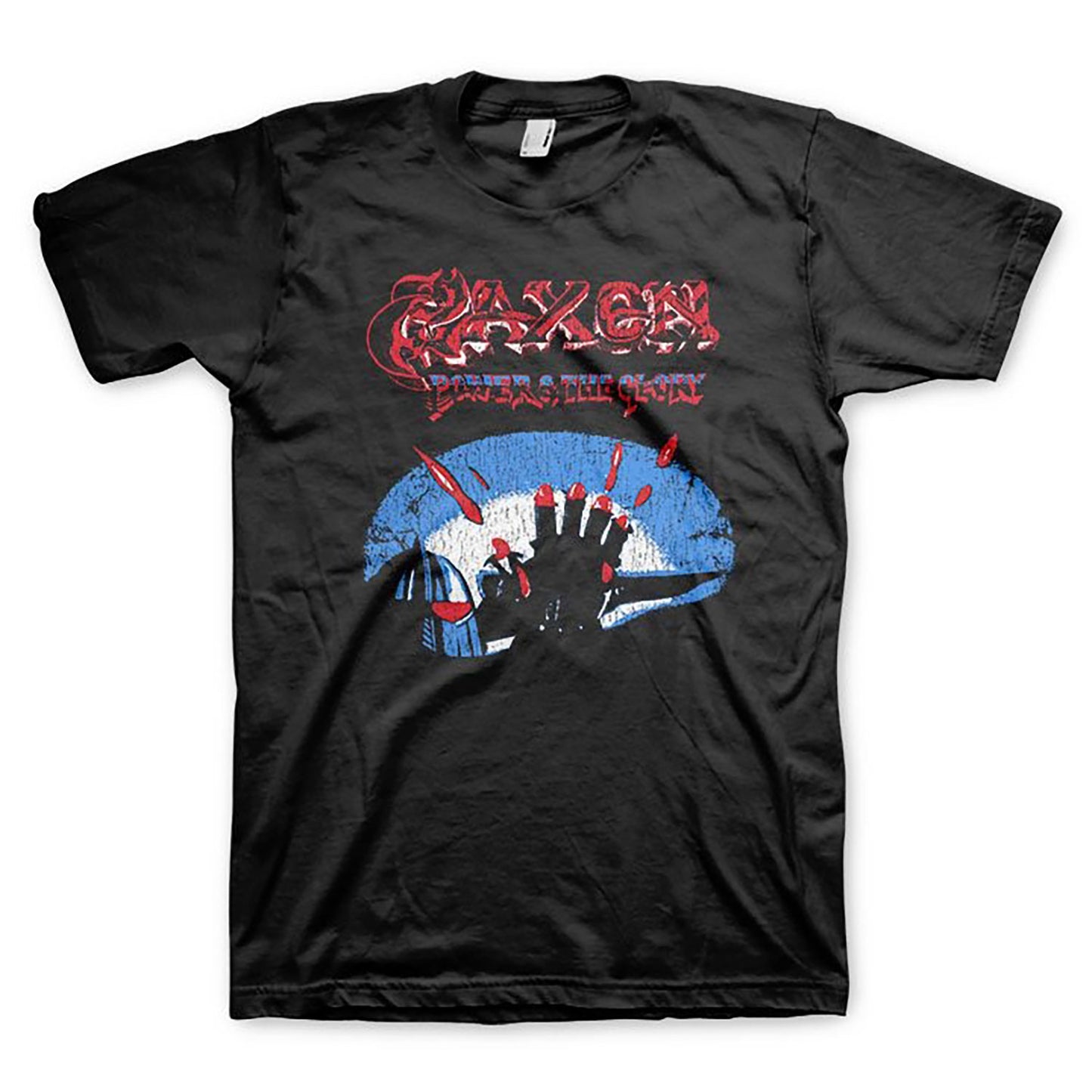 Saxon Power & Glory Vintage T-shirt Front