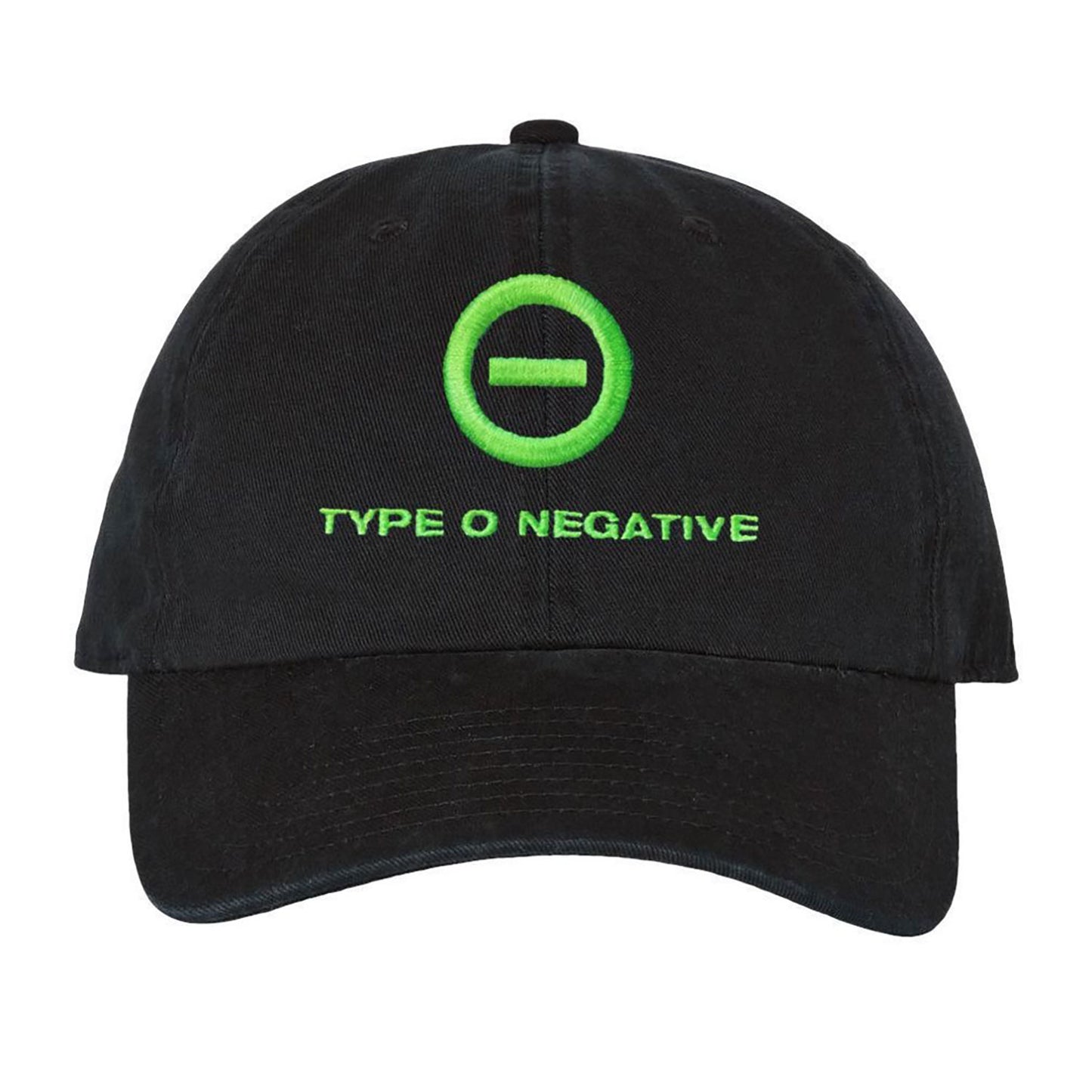 Type O Negative Logo dad hat Baseball Cap Front