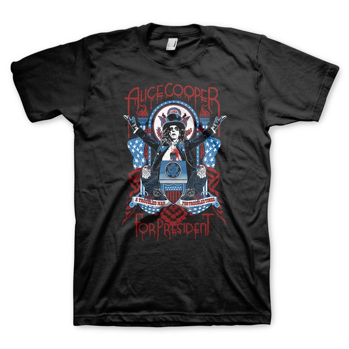 Alice Cooper Podium T-shirt Front