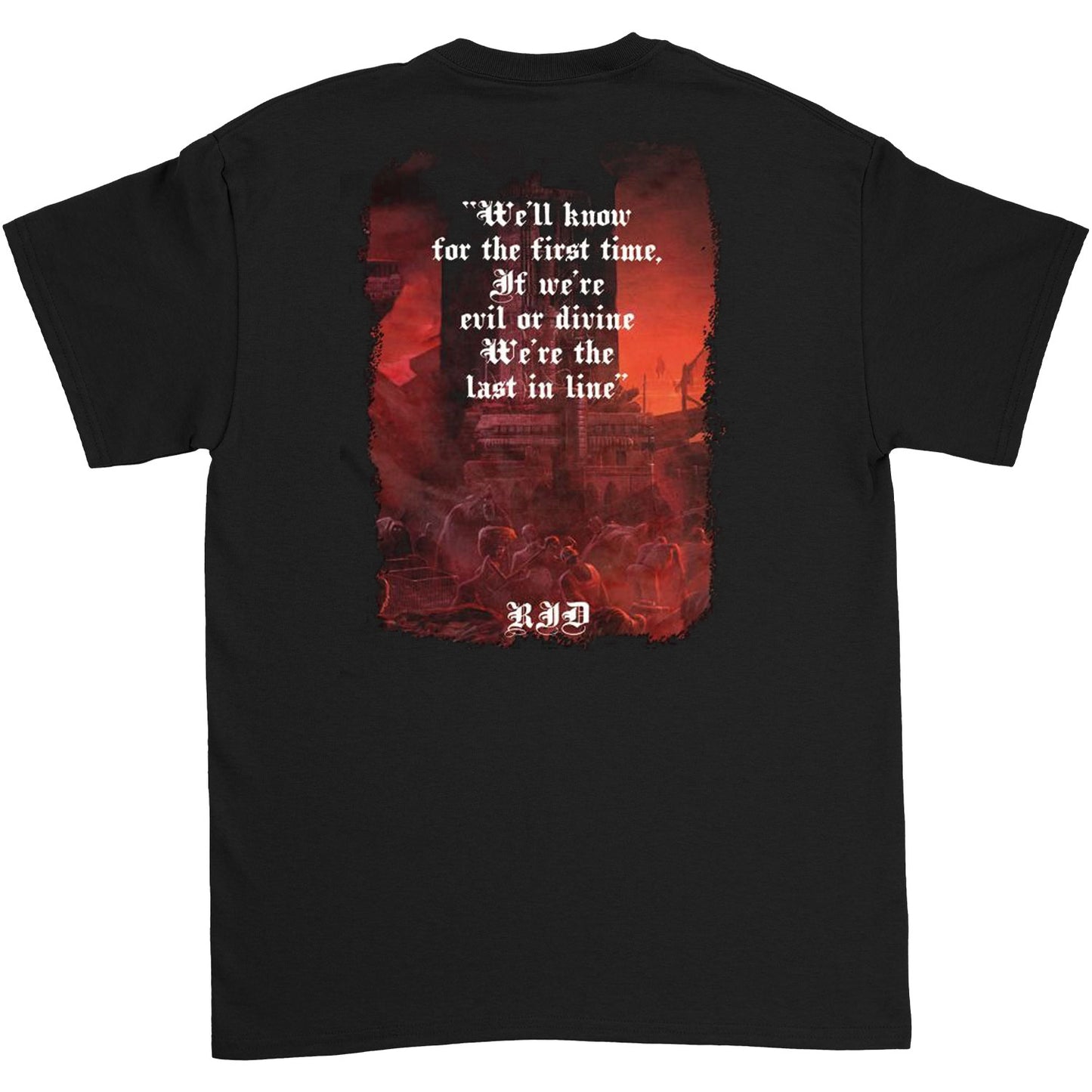Dio Last in Line T-shirt Back