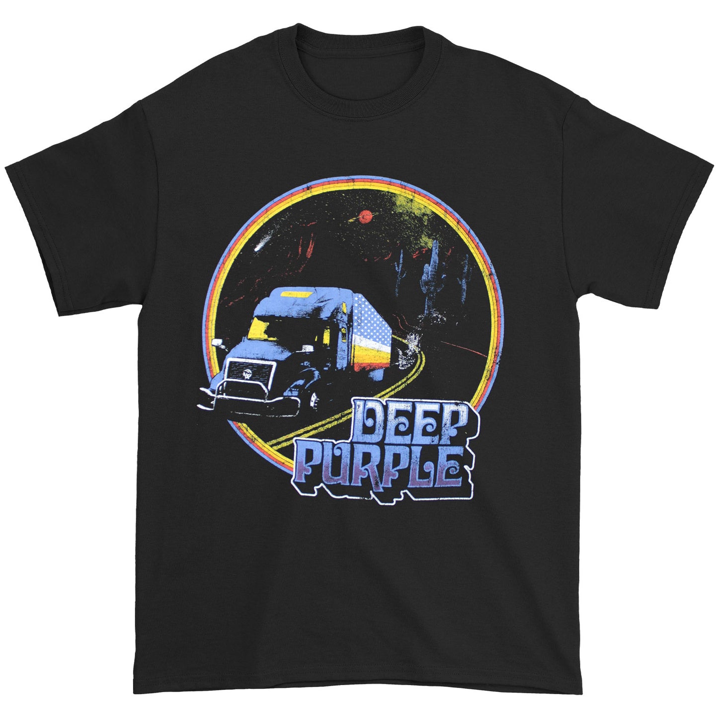 Deep Purple Space Trucking T-shirt Front