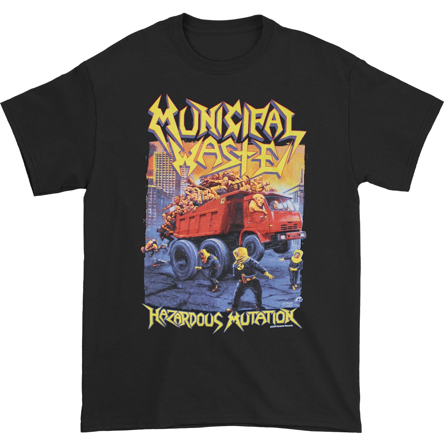 Municipal Waste Hazardous Mutations T-shirt Front