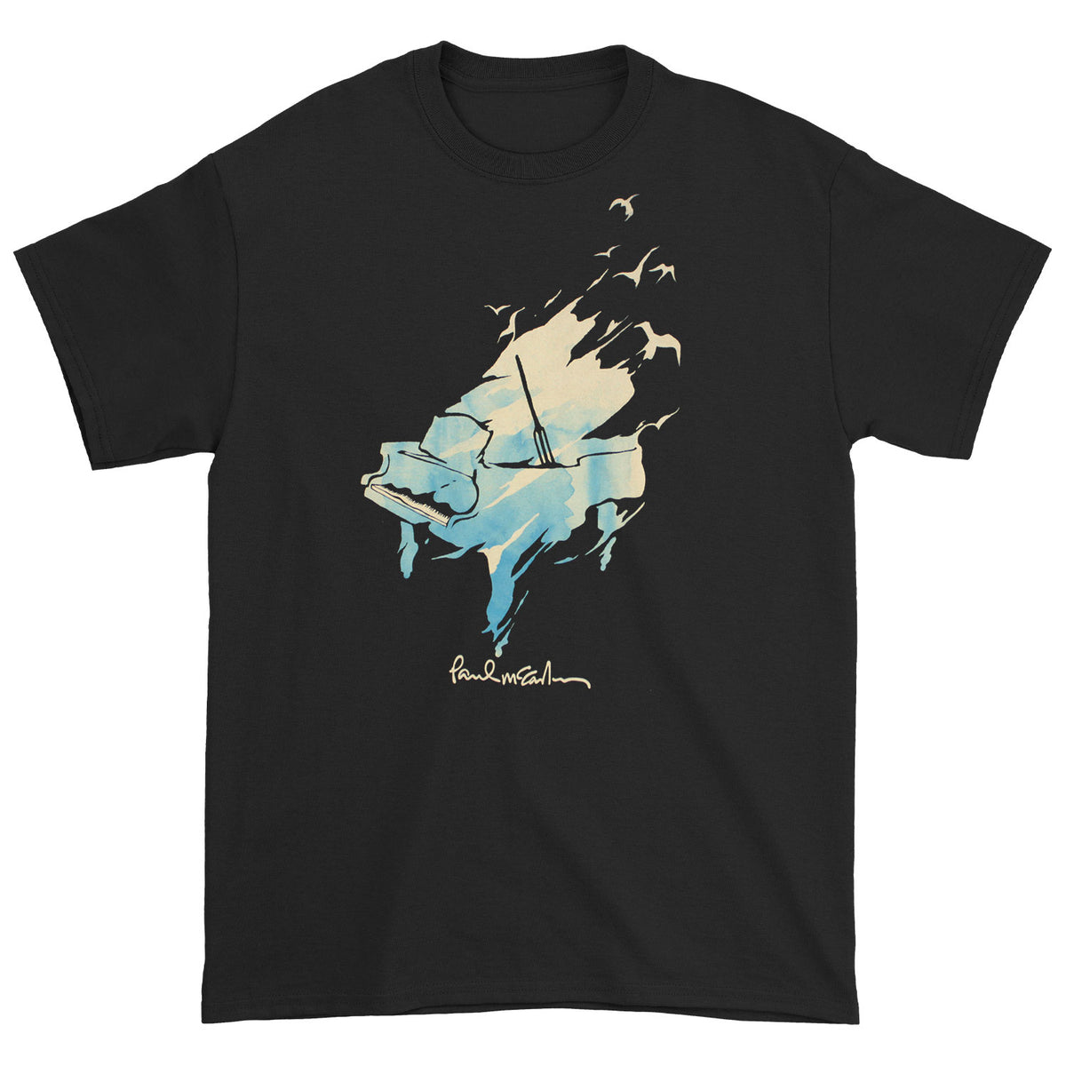 Paul Mccartney Piano T-shirt Front