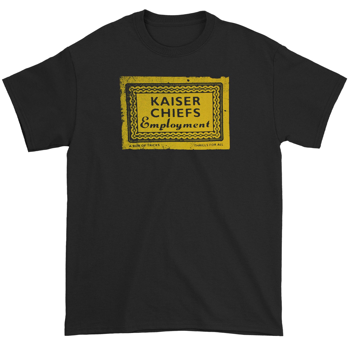 Kaiser Chiefs Employment A Box Of Tricks Thrills For All T-shirt Front
