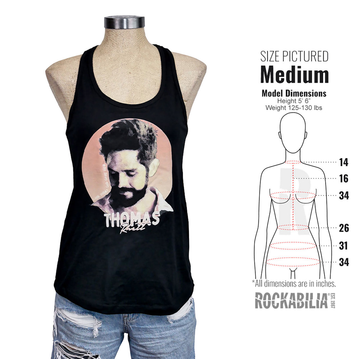 Thomas Rhett Look What God Gave Her Womens Tank Alt 3