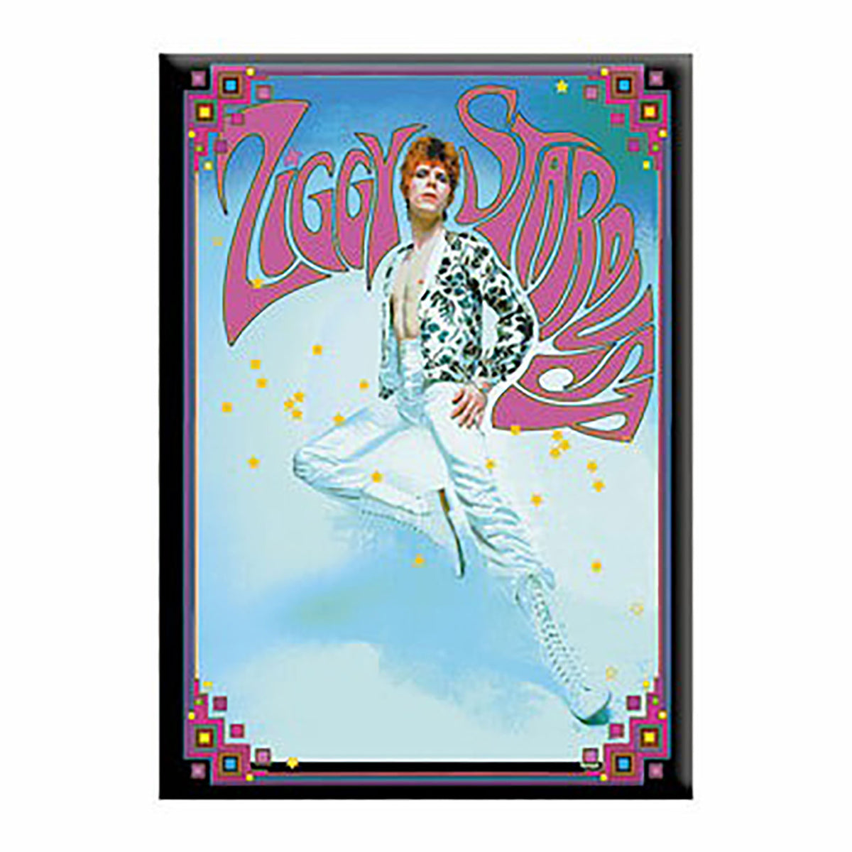 David Bowie Ziggy Stardust Pose Magnet Front