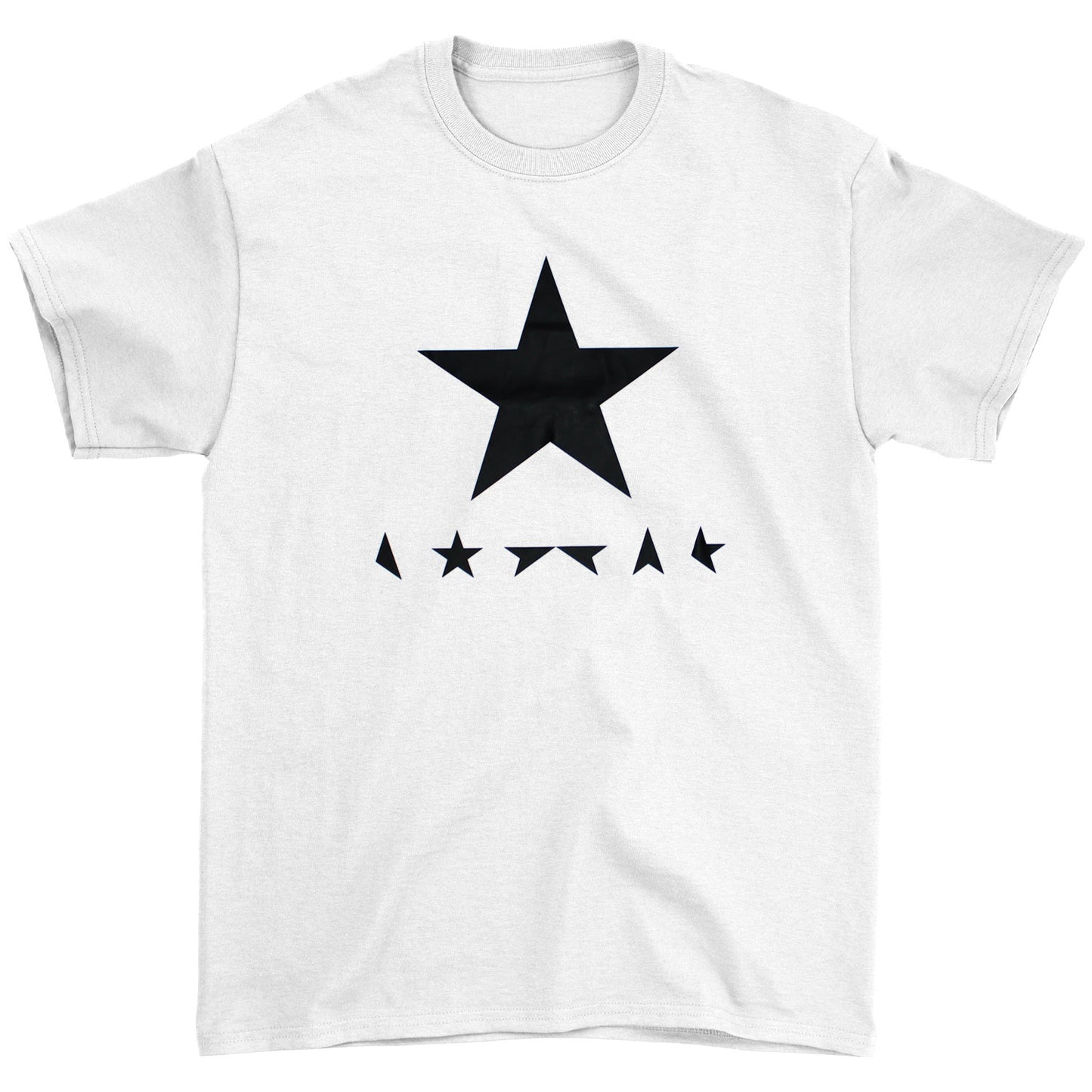 David Bowie Blackstar (White) Slim Fit T-shirt Front