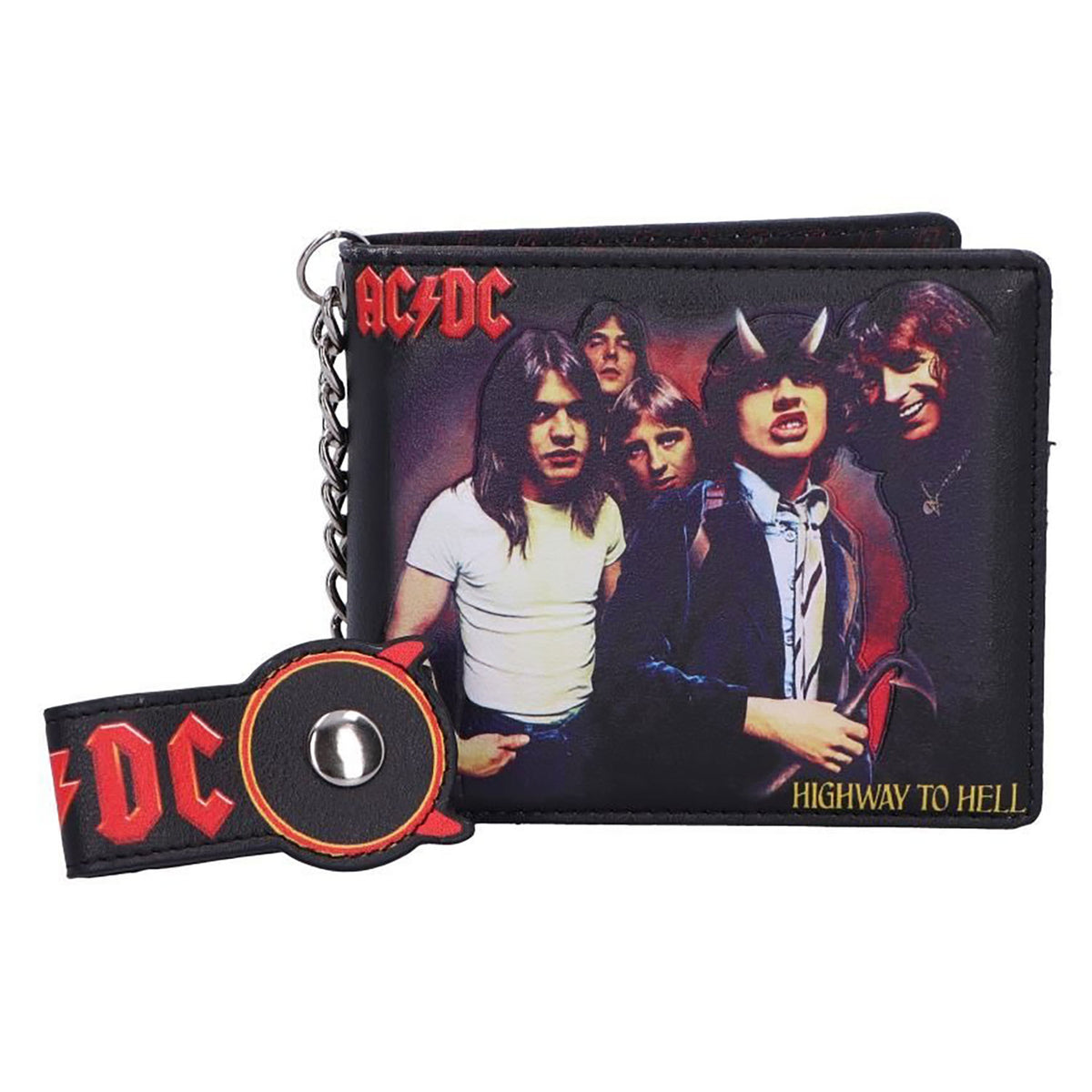 AC/DC Highway to Hell Wallet 11cm Tri-Fold Wallet Front
