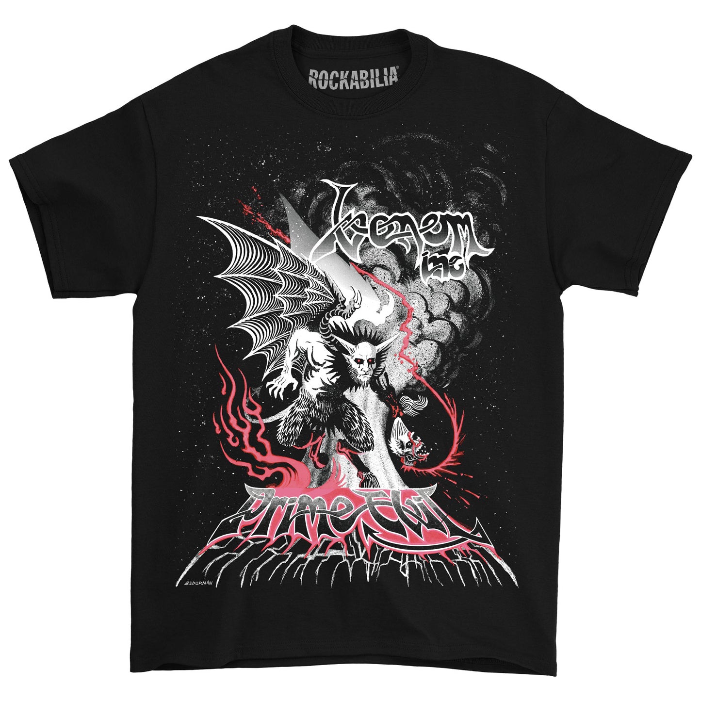 Venom Inc. Prime Evil by Wonkytiger (Rockabilia Exclusive) T-shirt Front