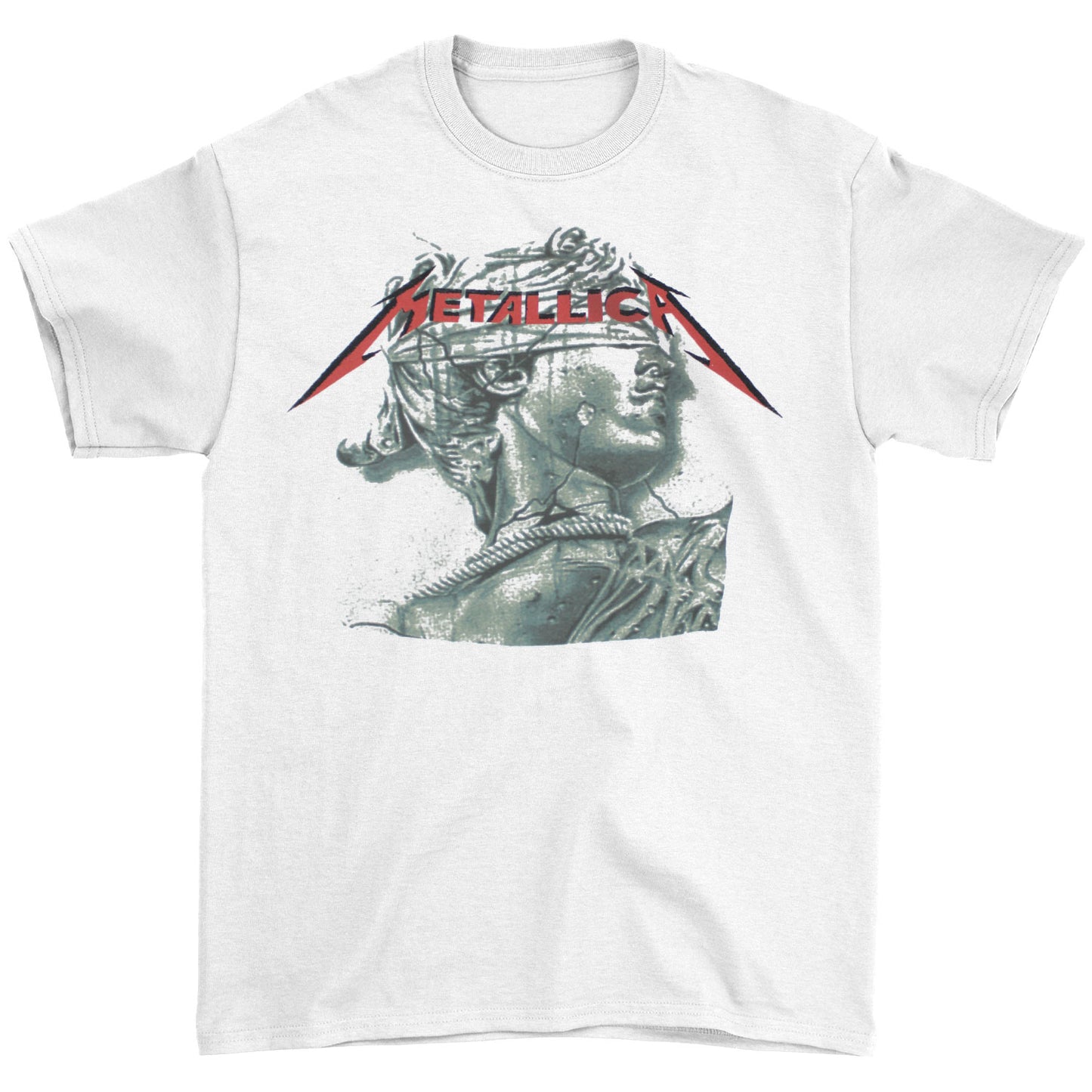 Metallica Justice Face T-shirt Front