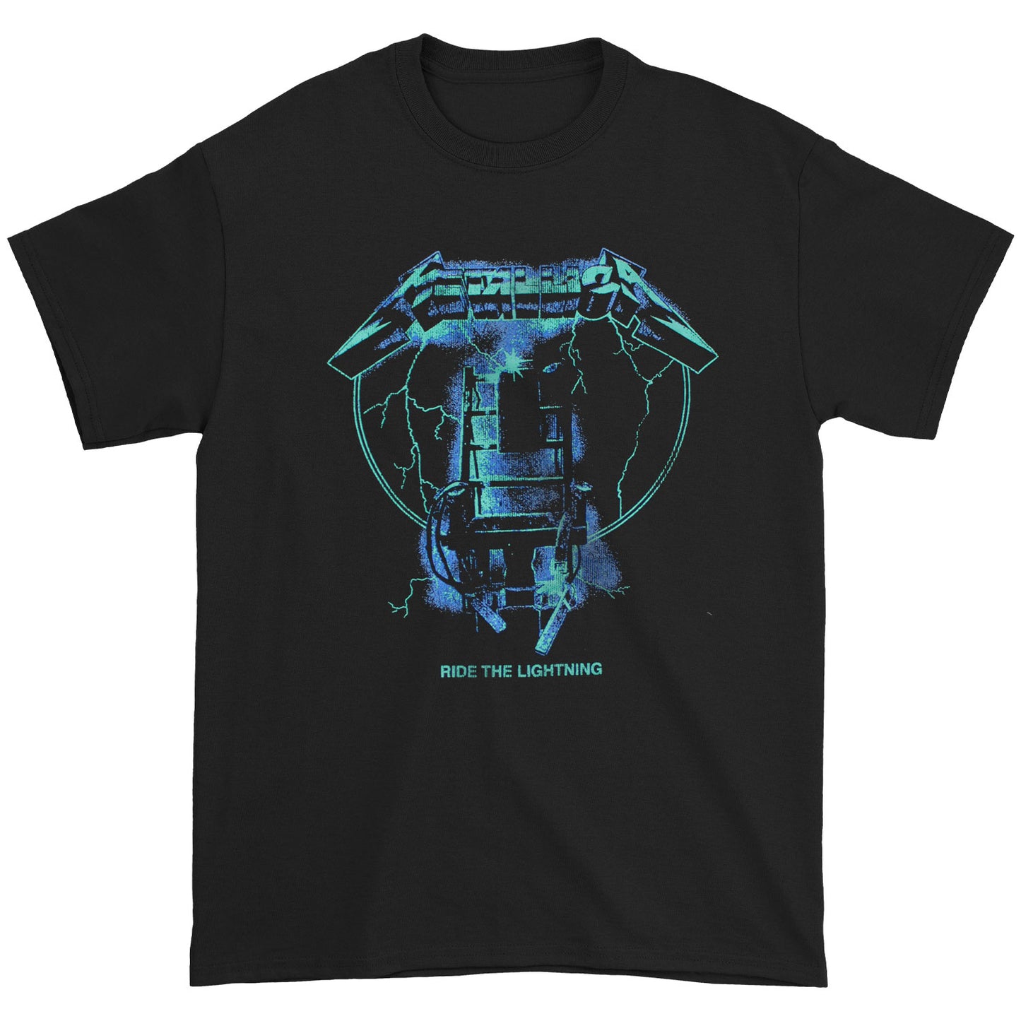 Metallica Teal Ride The Lightning T-shirt Front