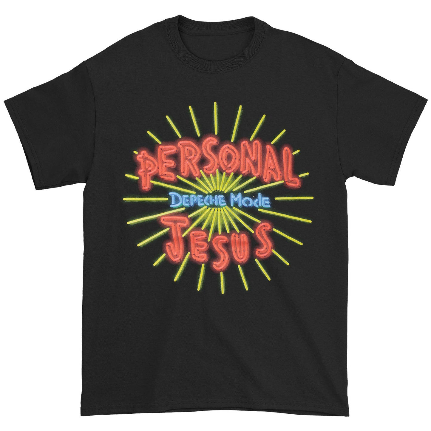 Depeche Mode Neon Personal Jesus T-shirt Front