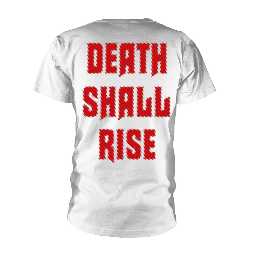 Cancer Death Shall Rise (white) T-shirt Back