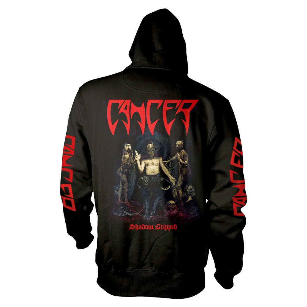 Cancer Shadow Gripped Hooded Sweatshirt