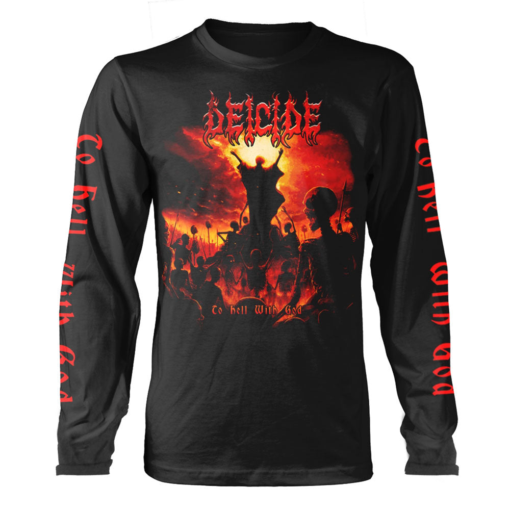 Deicide To Hell With God Long Sleeve Front