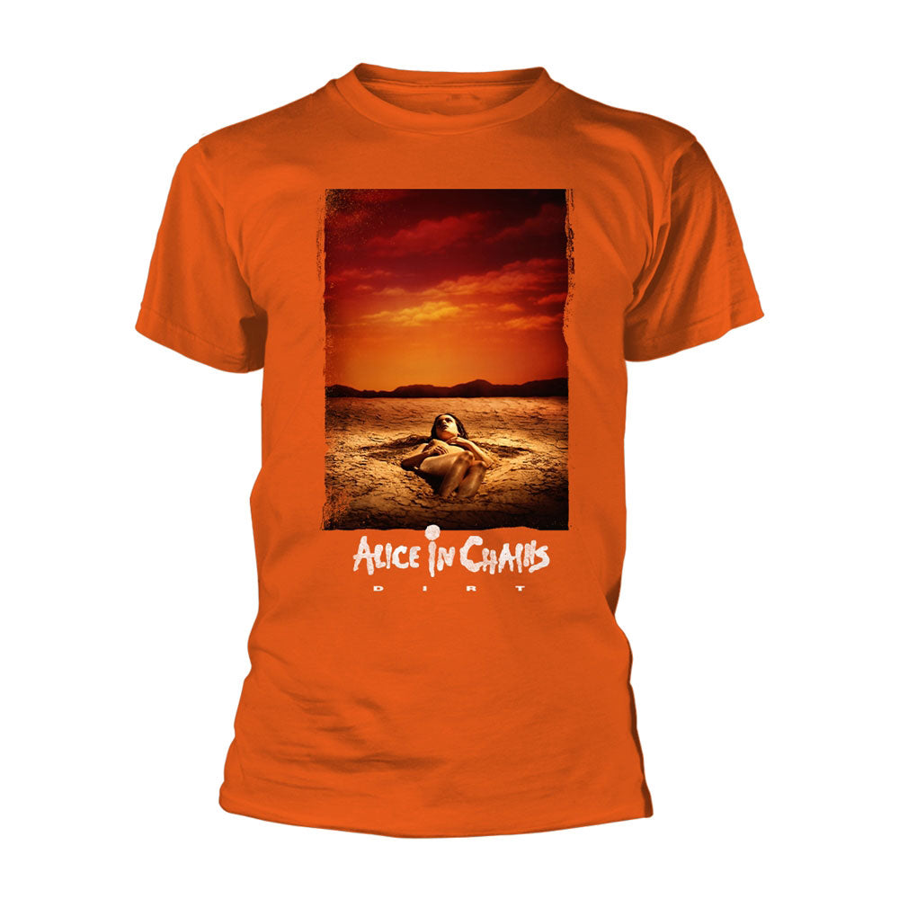 Alice In Chains Dirt (orange) T-shirt Front