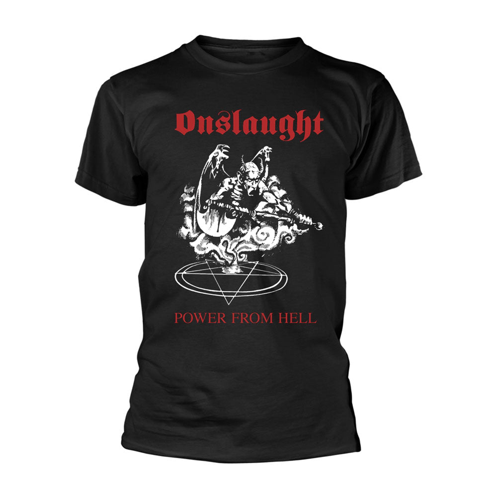 Onslaught Power From Hell T-shirt Front