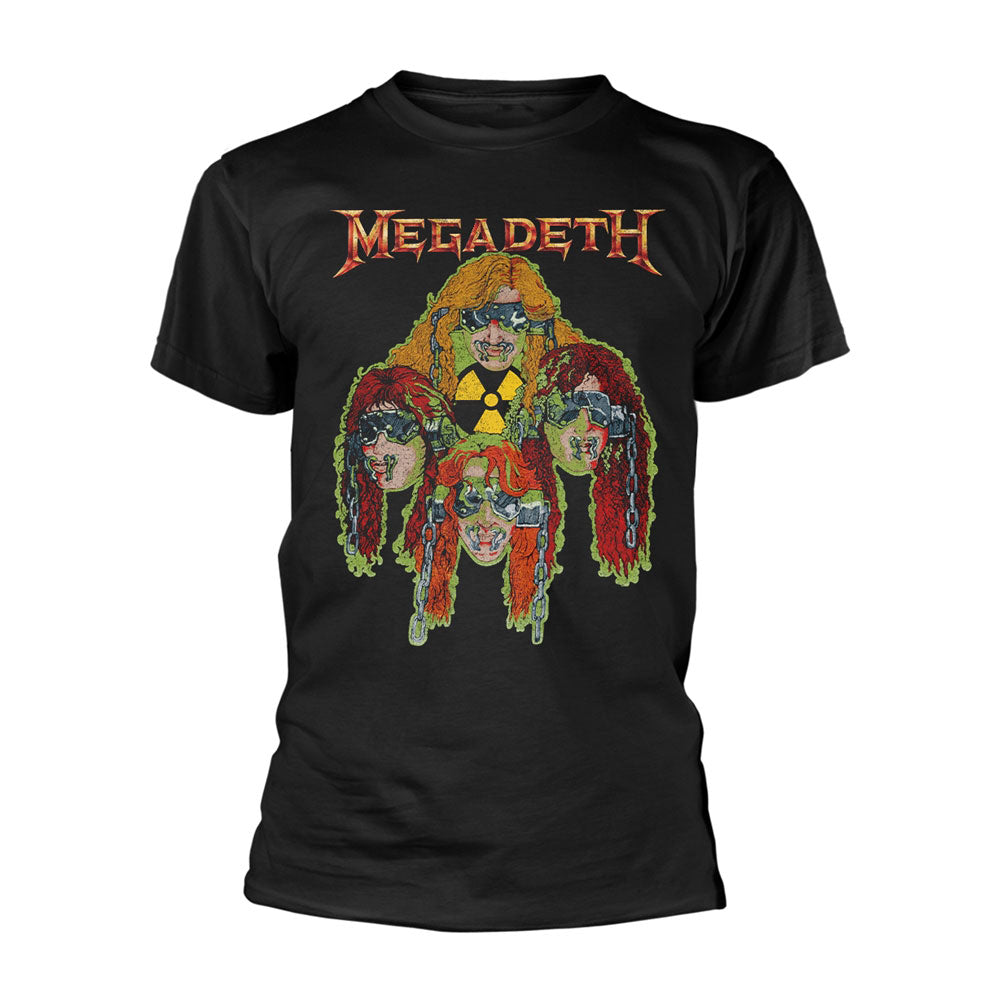 Megadeth Nuclear Glow Heads T-shirt Front