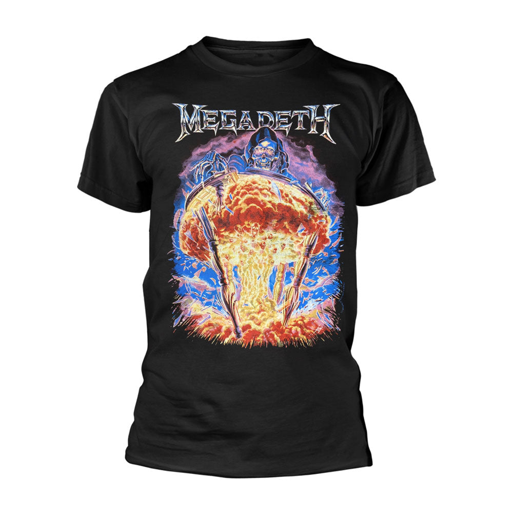 Megadeth Bomb Splatter T-shirt Front