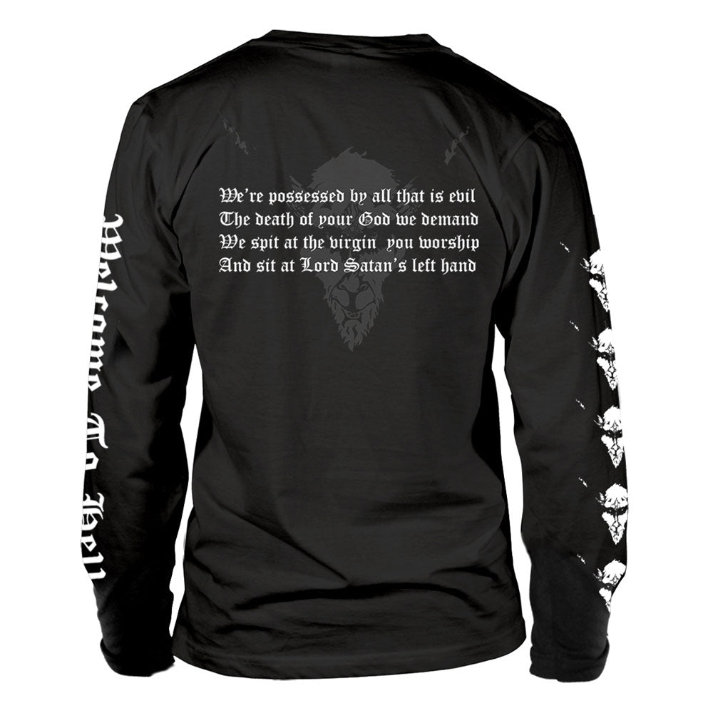 Venom Welcome To Hell (white) Long Sleeve Back
