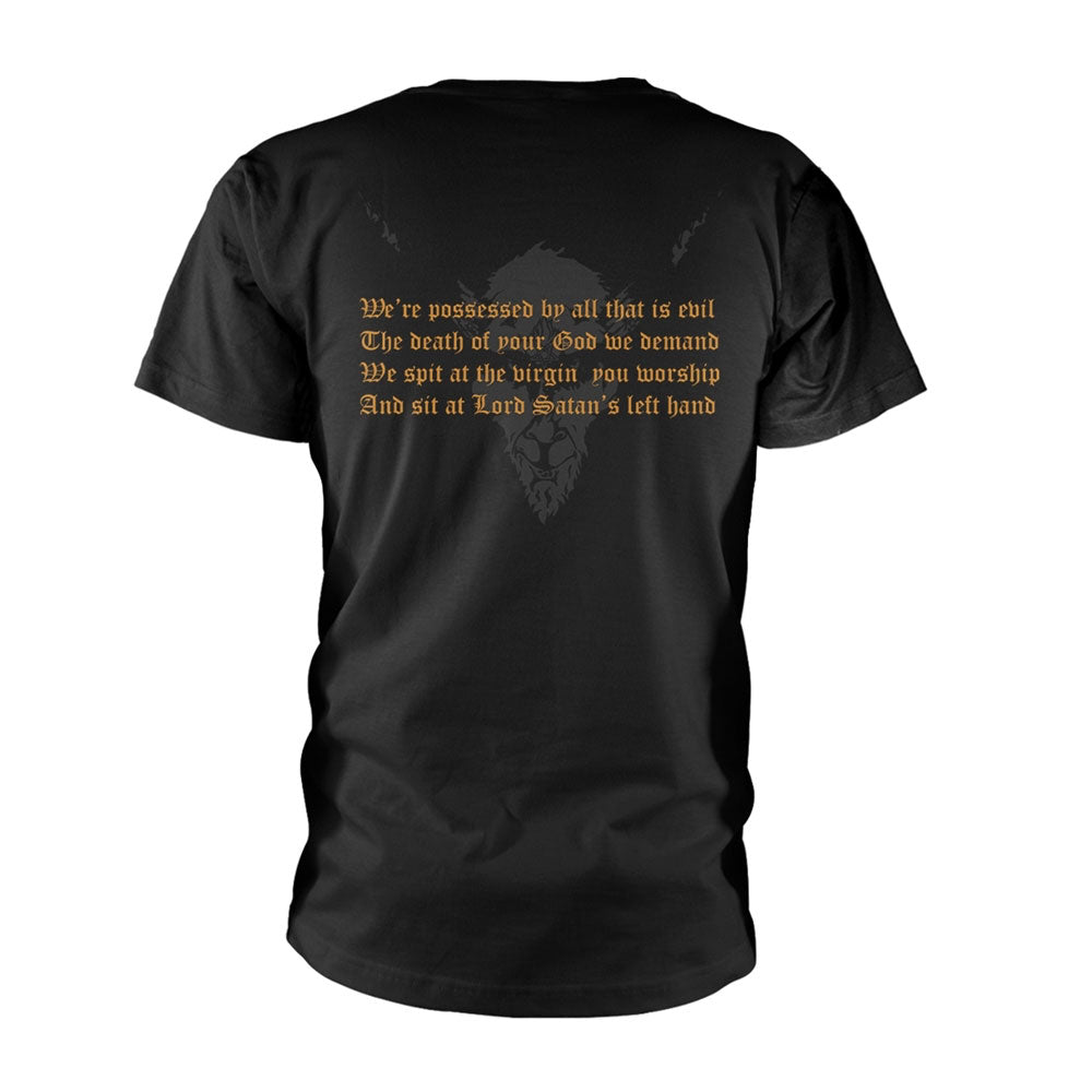 Venom Welcome To Hell (gold) T-shirt Back
