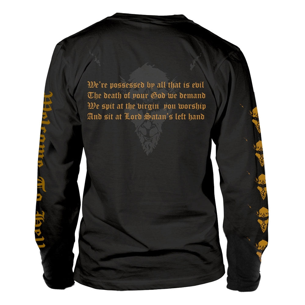 Venom Welcome To Hell (gold) Long Sleeve Back
