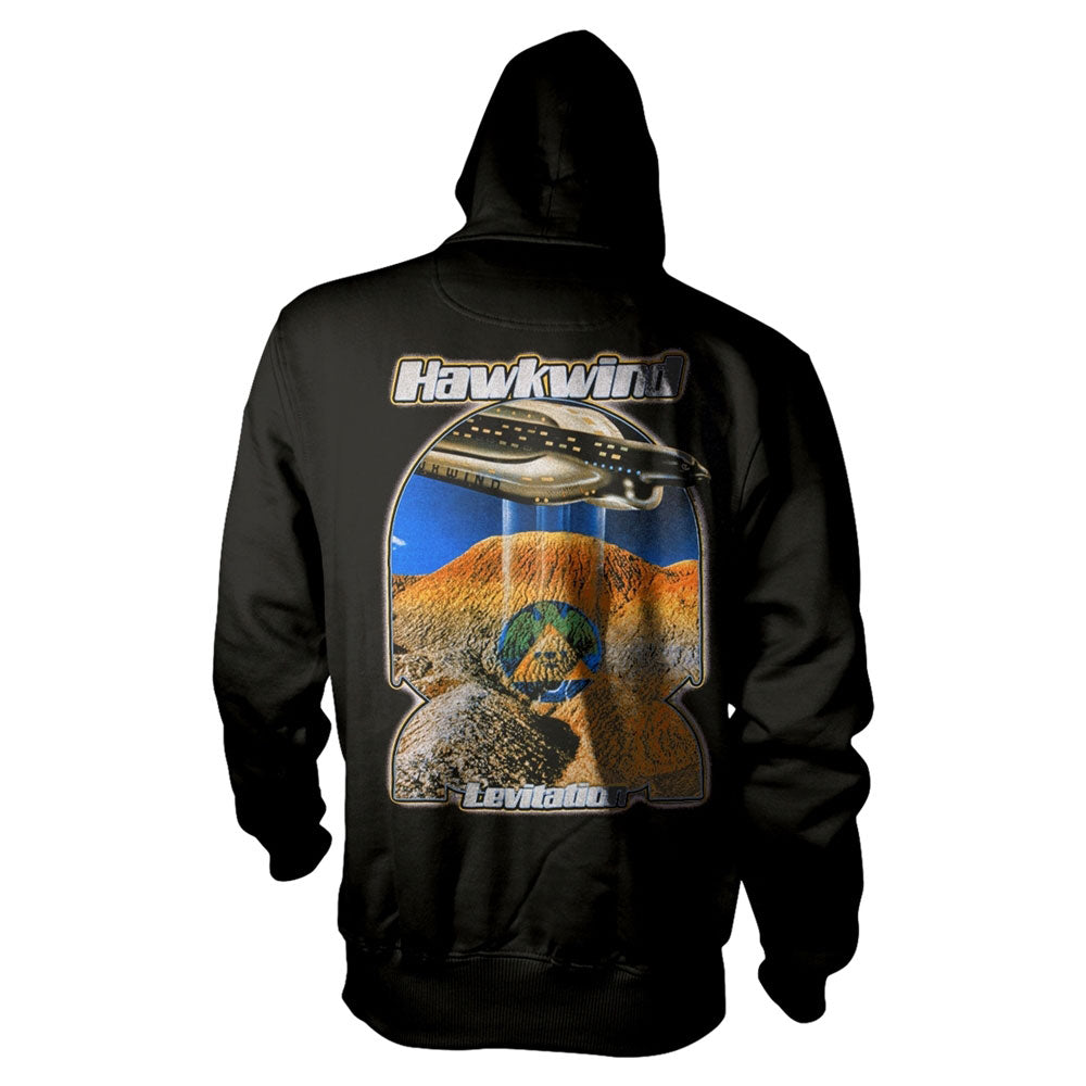 Hawkwind Levitation Hooded Sweatshirt Back