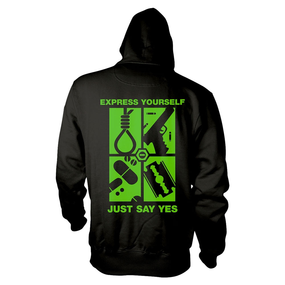 Type O Negative Express Yourself Hooded Sweatshirt Back