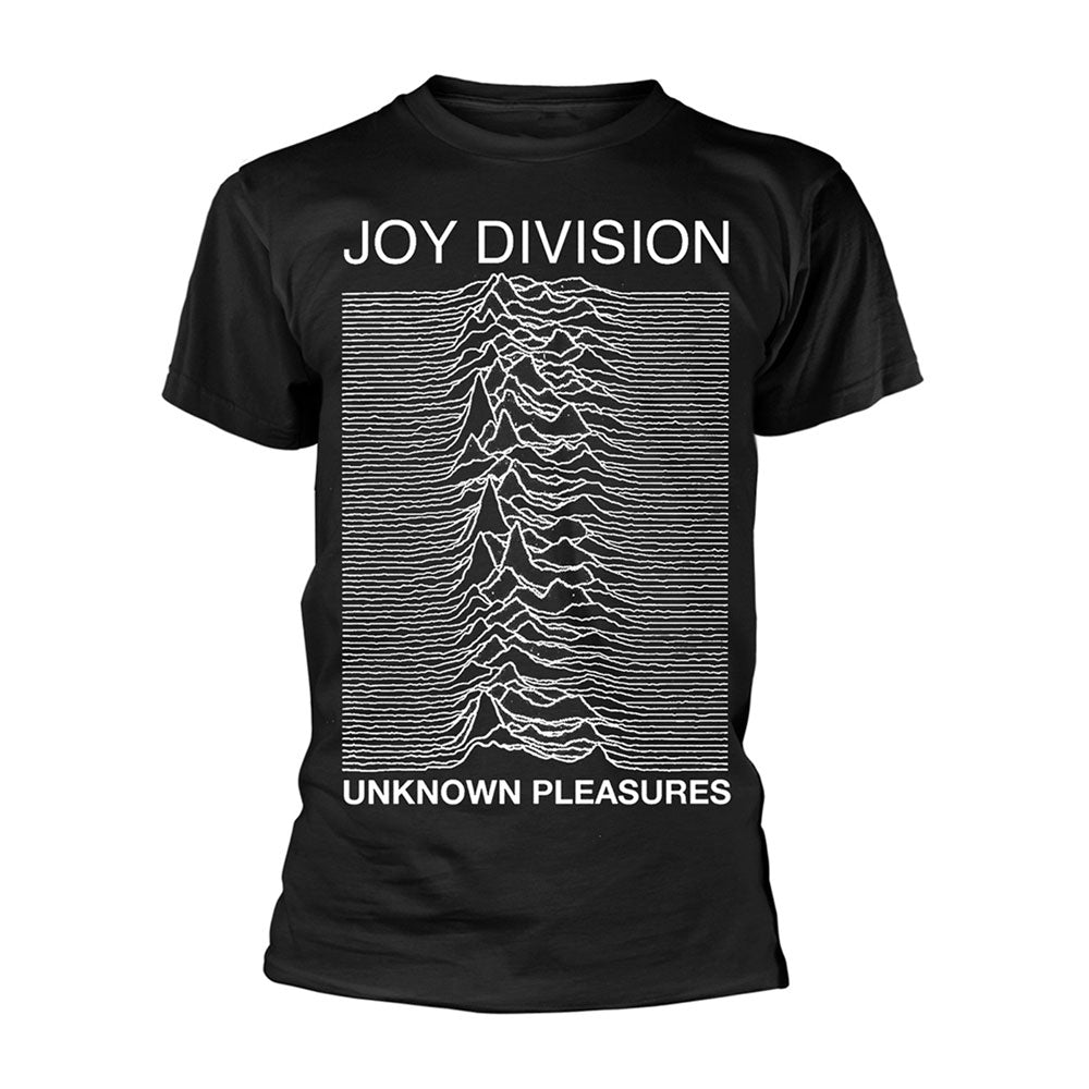Joy Division Unknown Pleasures (black) T-shirt Front