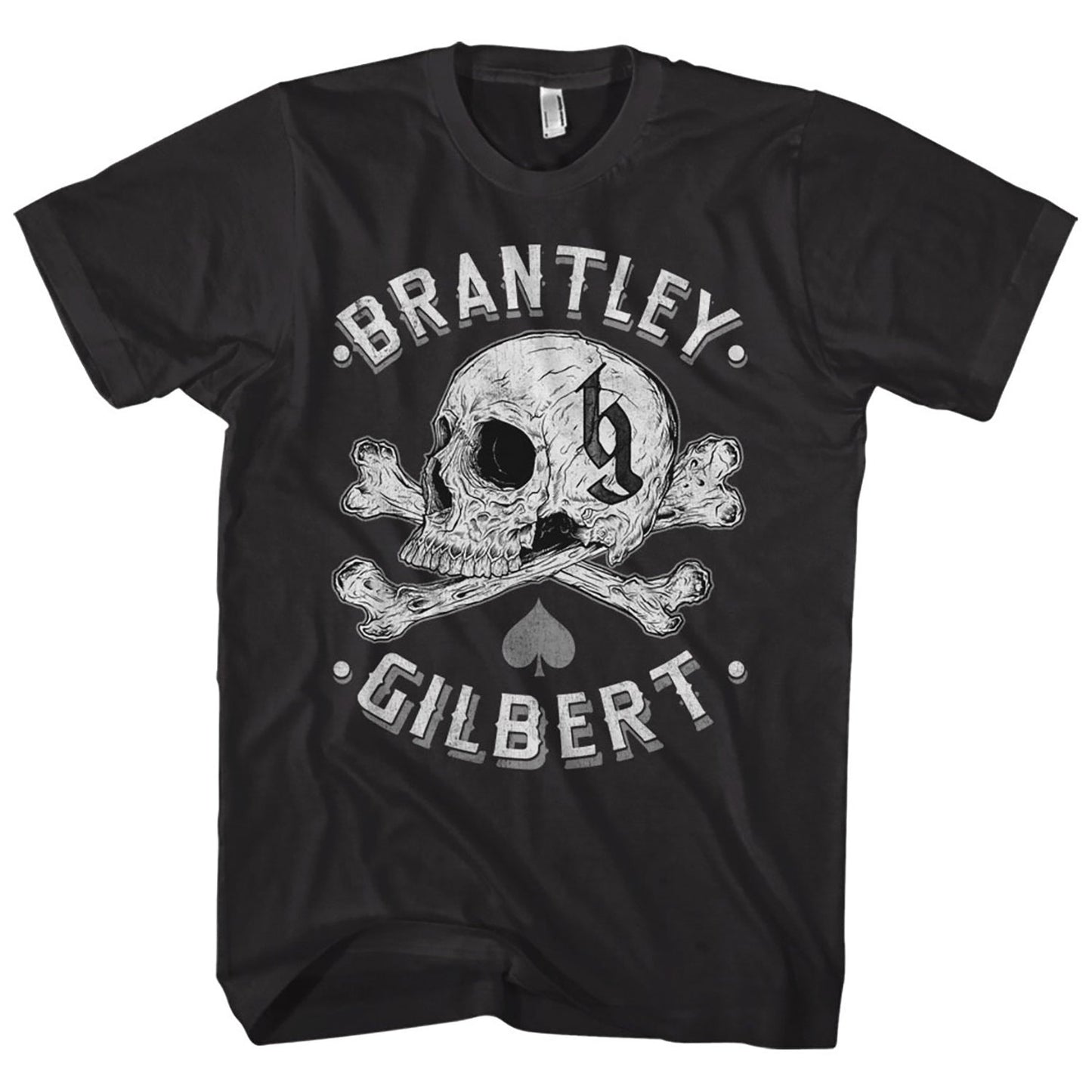 Brantley Gilbert Skull T-shirt Front