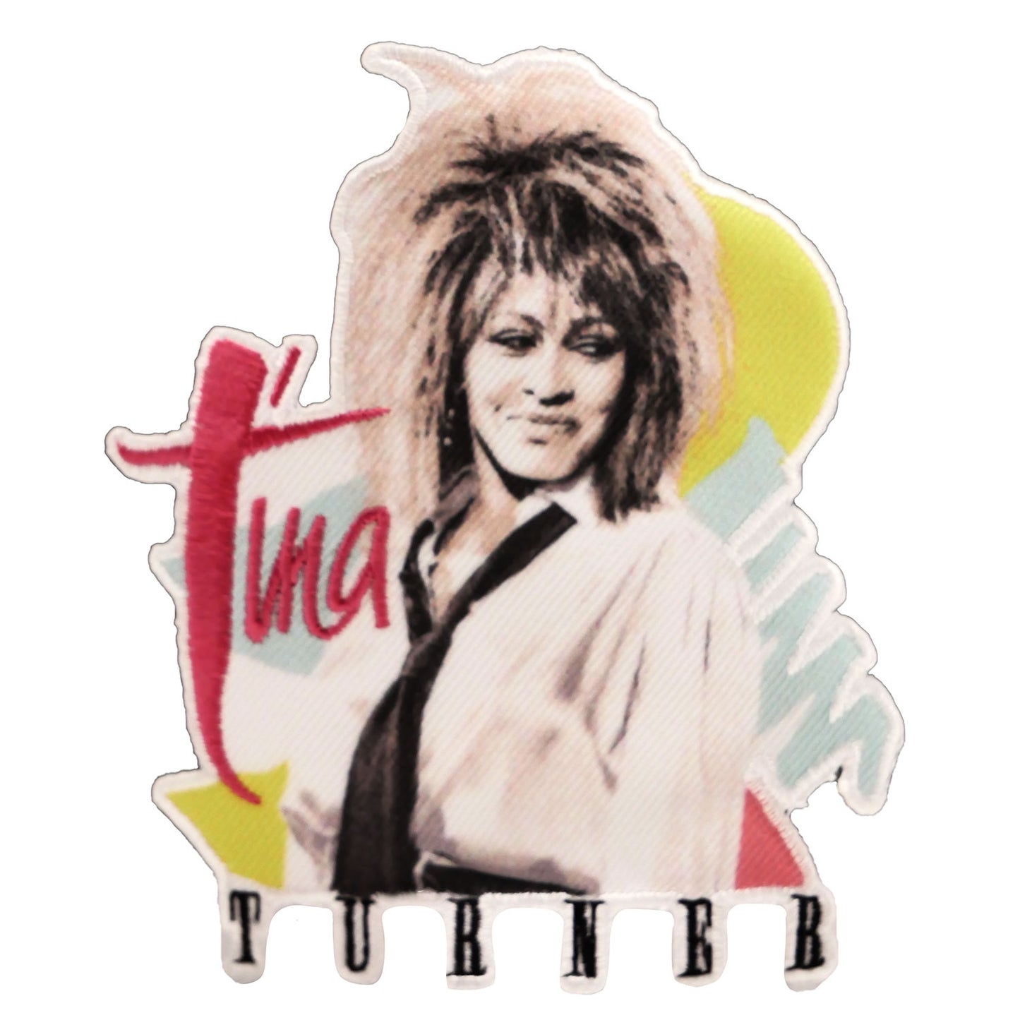 Tina Turner Tie Embroidered Patch Front