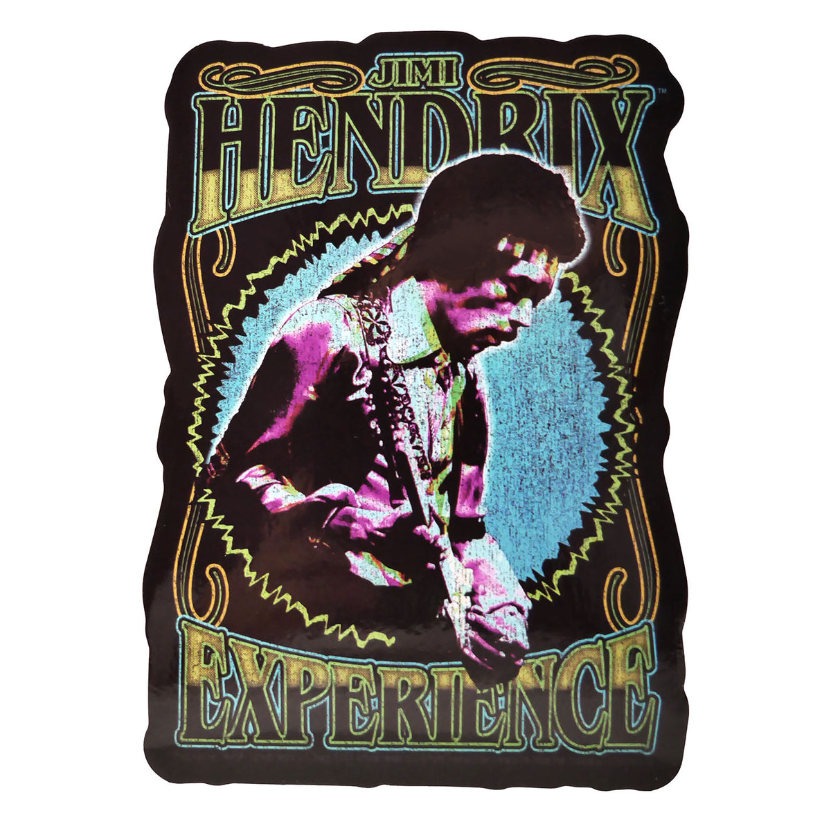 Jimi Hendrix Winterland Sticker Front