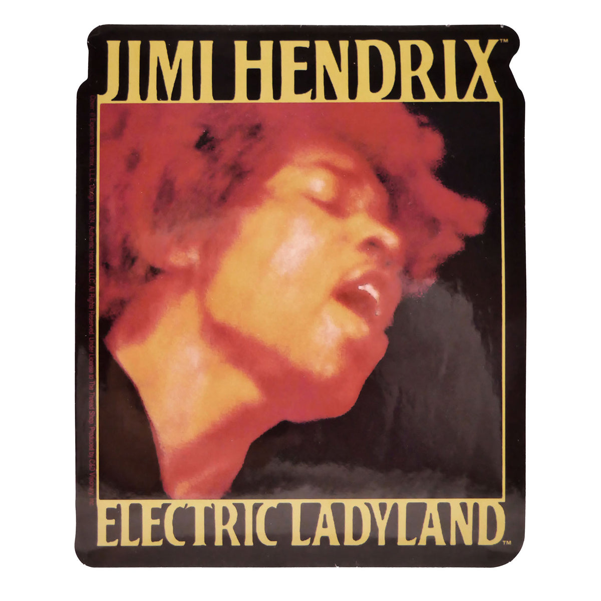 Jimi Hendrix Electric Ladyland Sticker Front