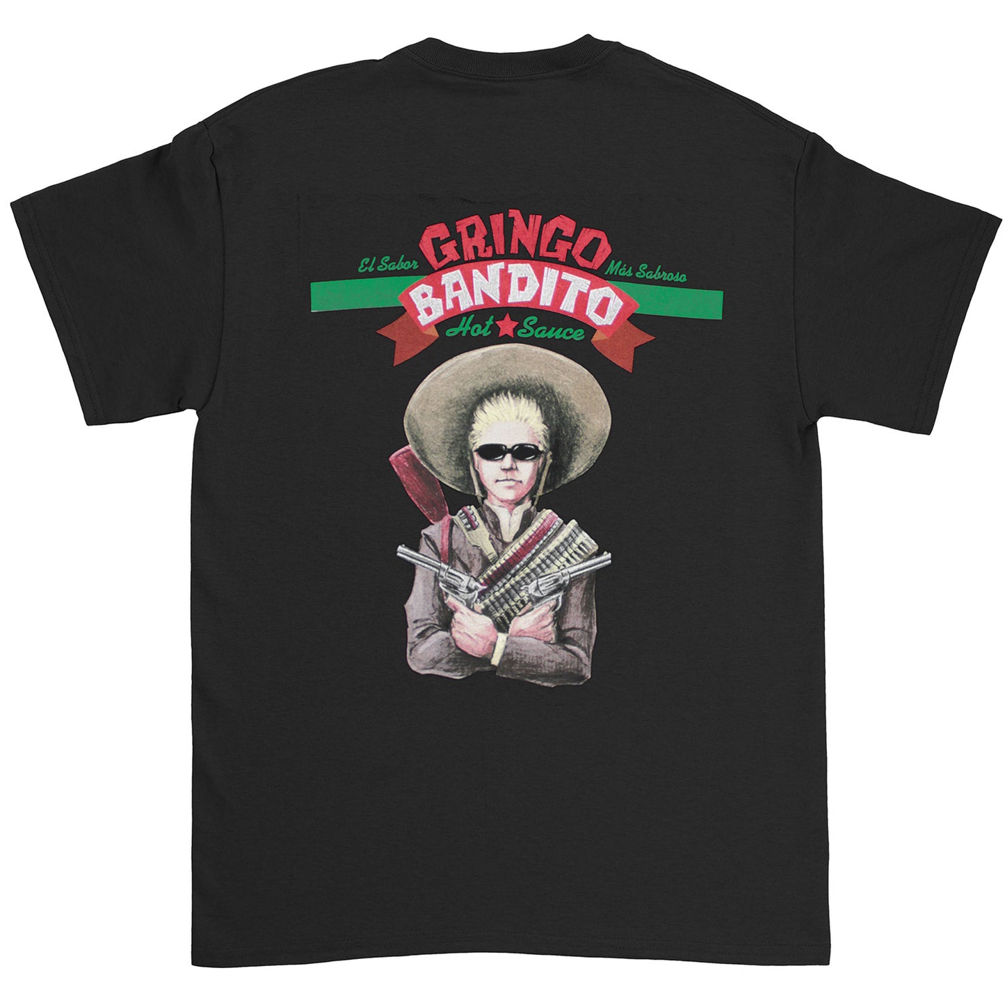 Offspring Gringo Bandito Hot Sauce El Sabor Mas Sabrosa T-shirt Back