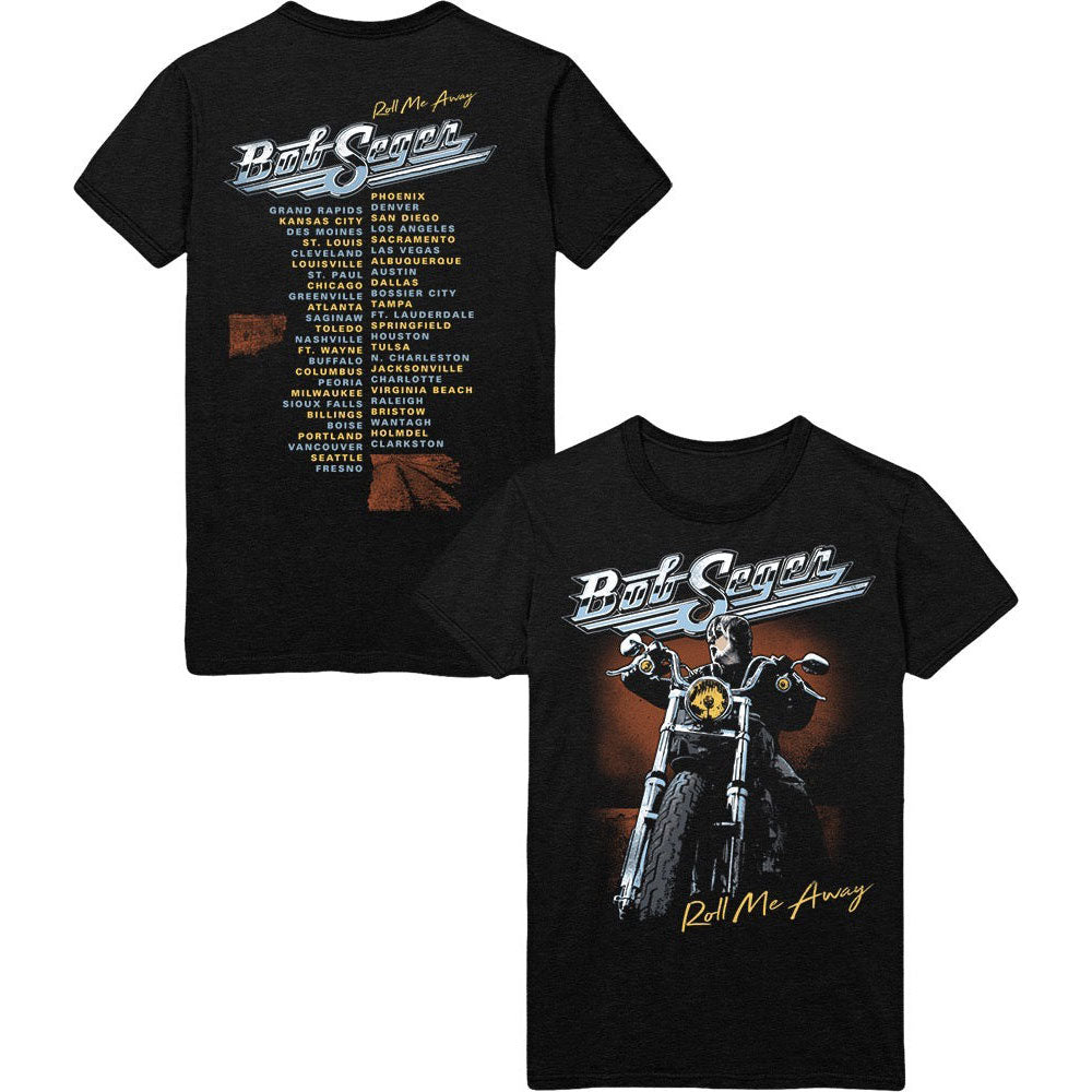 Bob Seger Roll Me Away 2-Sided T-shirt Front