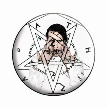 Marilyn Manson Sigil Button Front