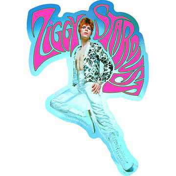 David Bowie Ziggy Stardust Pose Sticker Front