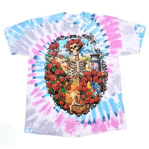 Grateful Dead 30th Anniversary Spiral Tie Dye T-shirt Front