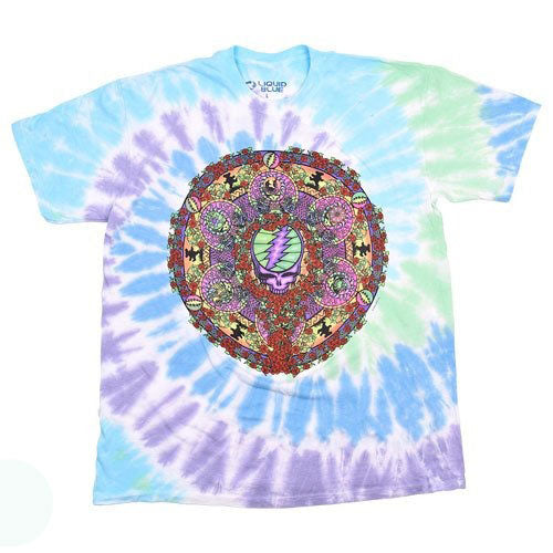 Grateful Dead Celtic Mandala Spiral Tie Dye T-shirt Front