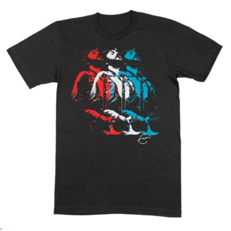 Eric Clapton Triple Photo T-shirt Front