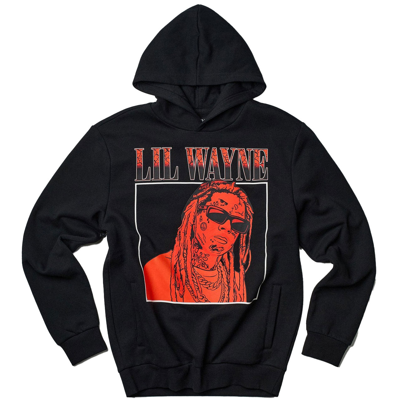 Lil Wayne Box Hoodie by Reason Clothing Hooded Sweatshirt