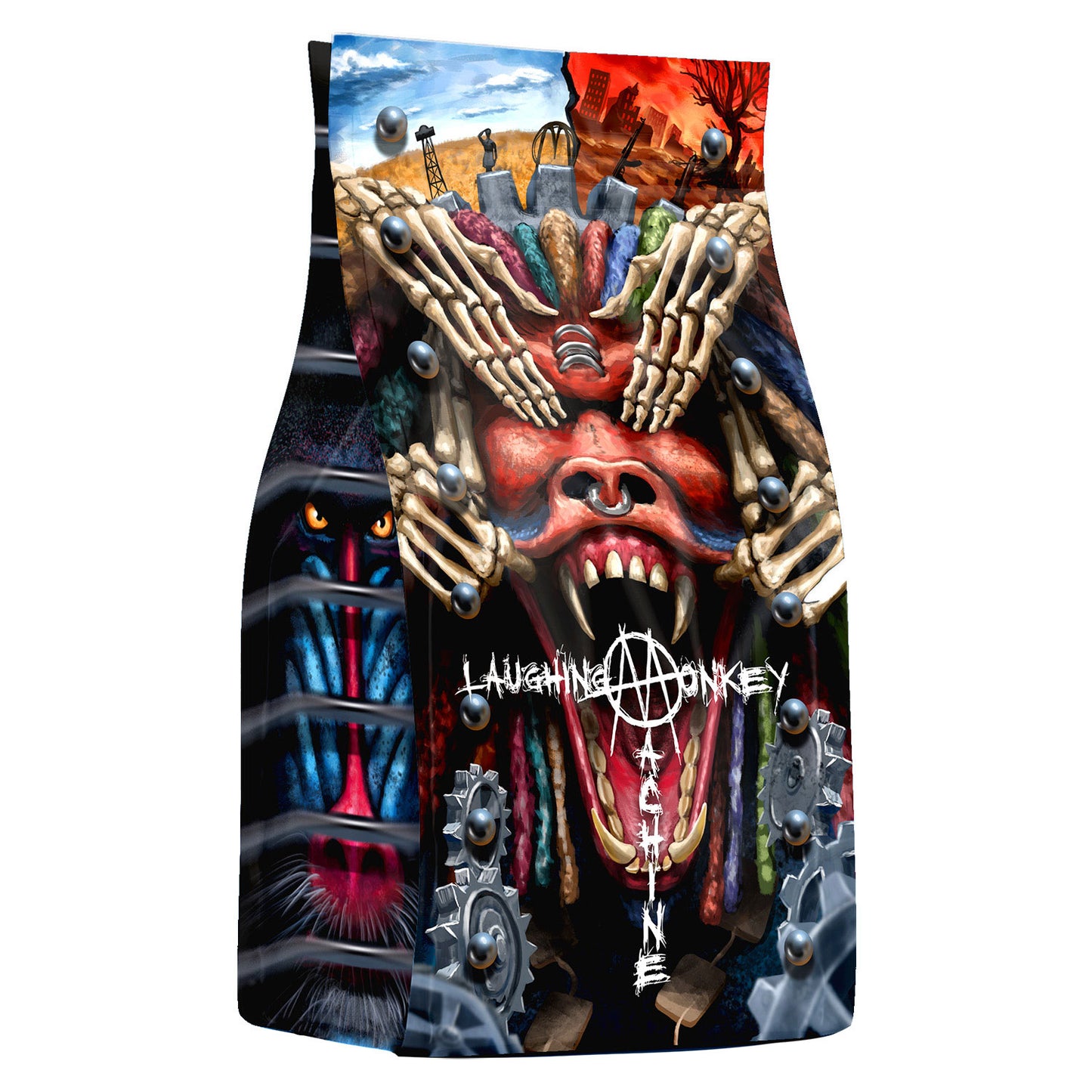 Ministry 'Laughing Money Machine' Coffee: Laughing Monkey (12oz) Whole Bean Coffee Front