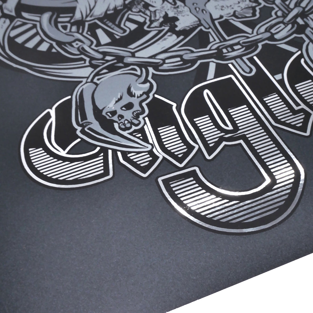 Motorhead Foil Snaggletooth Spade (Rockabilia Exclusive) Limited Screenprint Alt 2