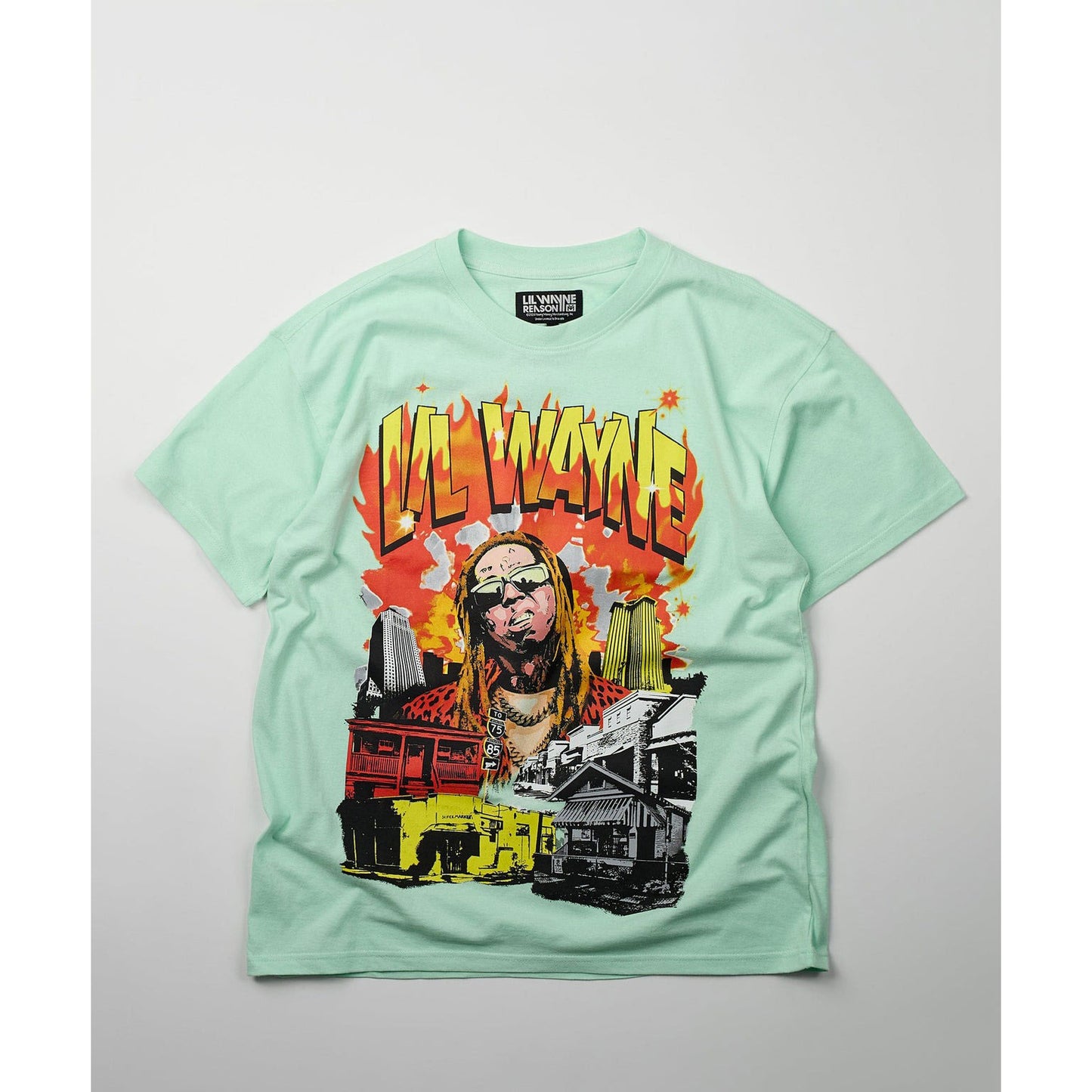 Lil Wayne New Orleans Mint by Reason Clothing T-shirt