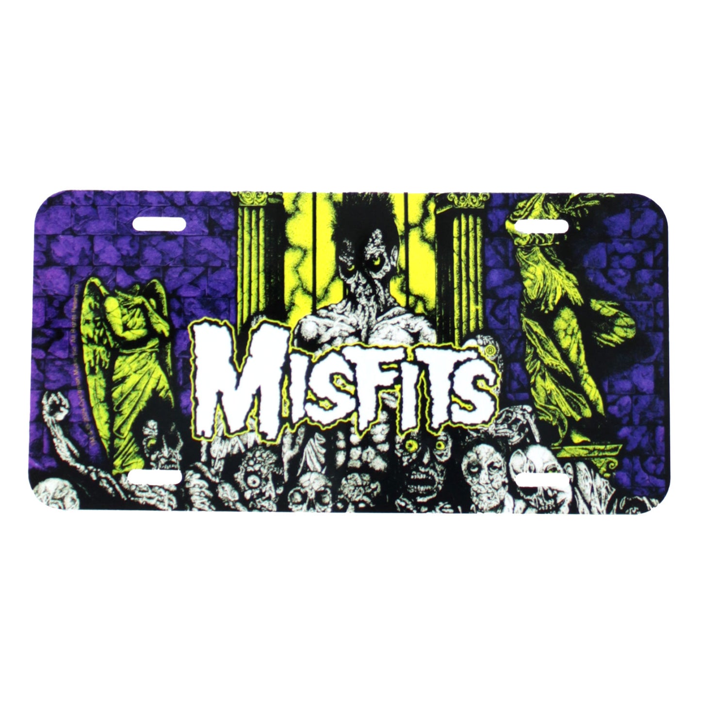 Misfits Earth AD License Plate License Plate Frame Front