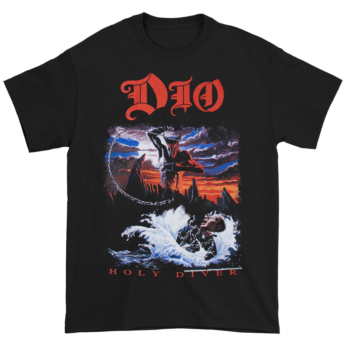 Dio Holy Diver T-shirt Front