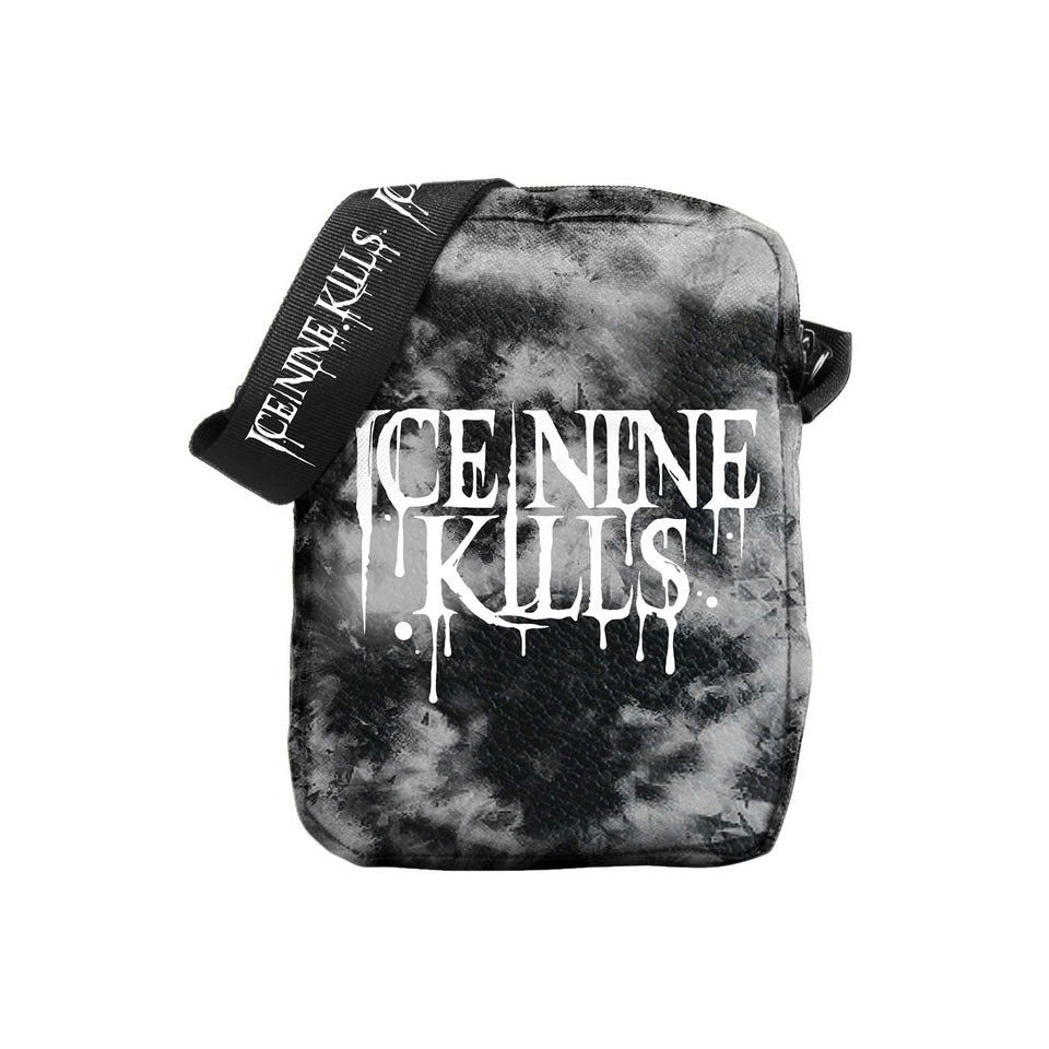 Ice Nine Kills Drippy Logo Crossbody Bag Messenger Bag Front