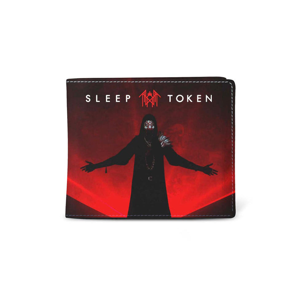 Sleep Token Red Light Wallet Bi-Fold Wallet Front