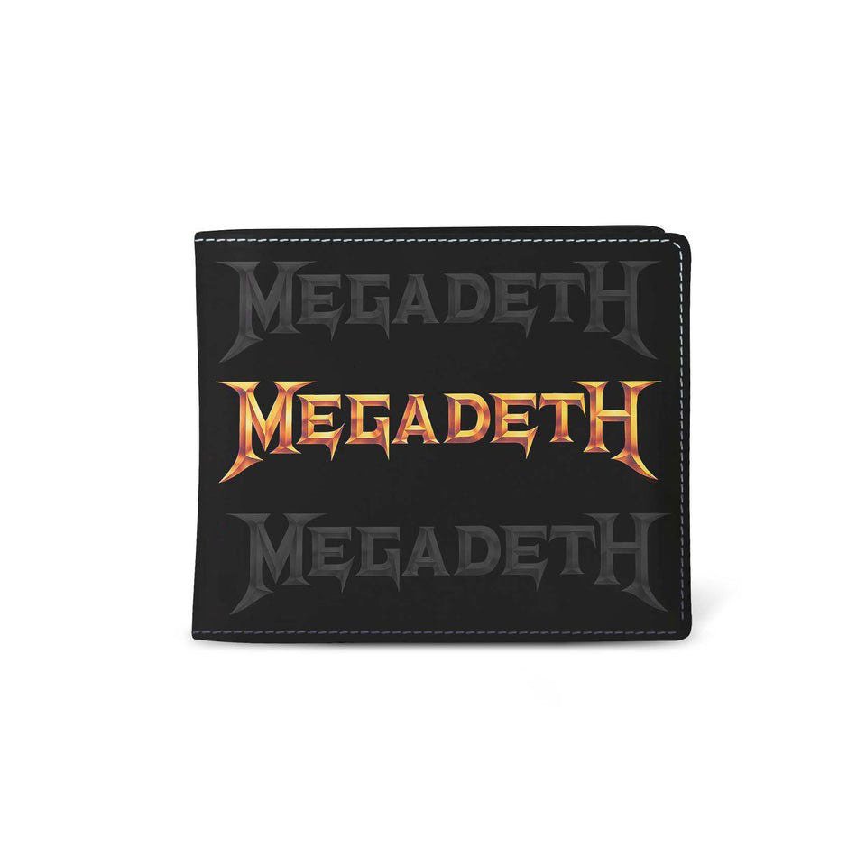 Megadeth Logo Wallet Bi-Fold Wallet Front